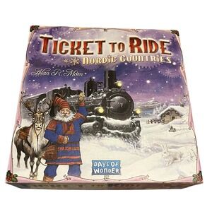 Ticket to Ride Nordic Countries Board Game Days of Wonder  2-3 Players